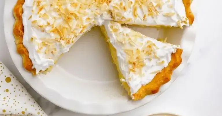 coconut custard pie